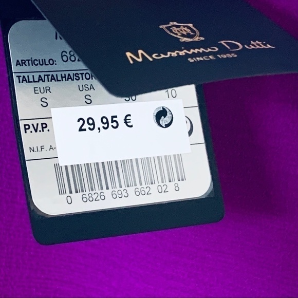 MOSSIMO Dutti Purple Double Layered Top NWT Size S - Picture 8 of 13